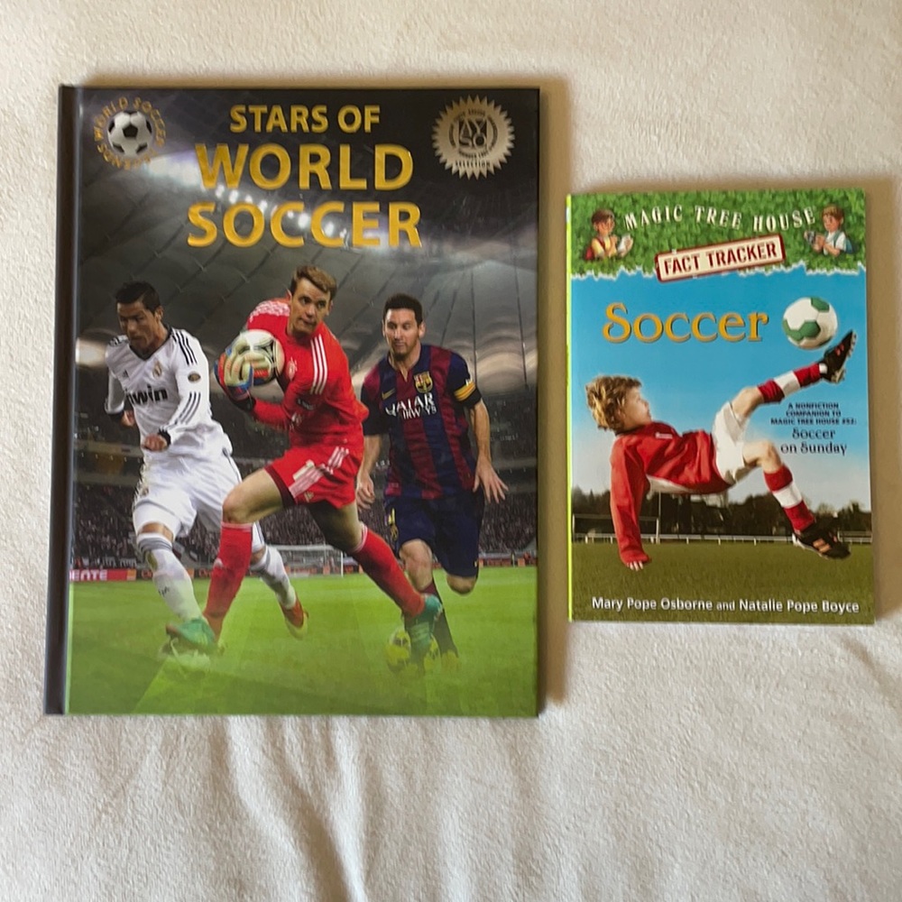 2 soccer books